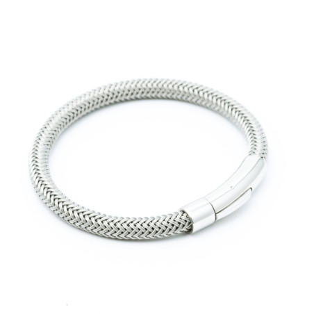 PULSERA MALLA ACERO