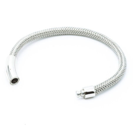 PULSERA MALLA ACERO