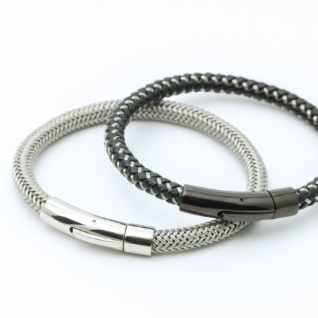 PULSERA MALLA ACERO