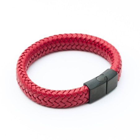 PULSERA CUERO TRENZADO