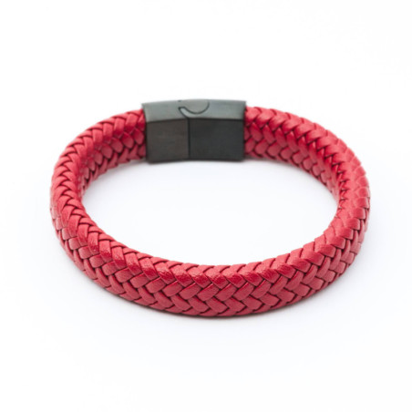 PULSERA CUERO TRENZADO