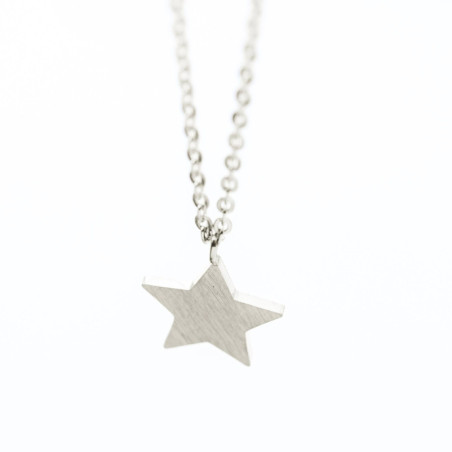 COLGANTE ACERO ESTRELLA
