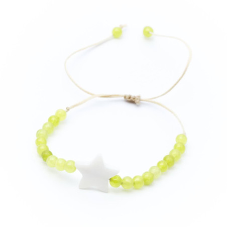 PULSERA ESTRELLA NACAR COLORES