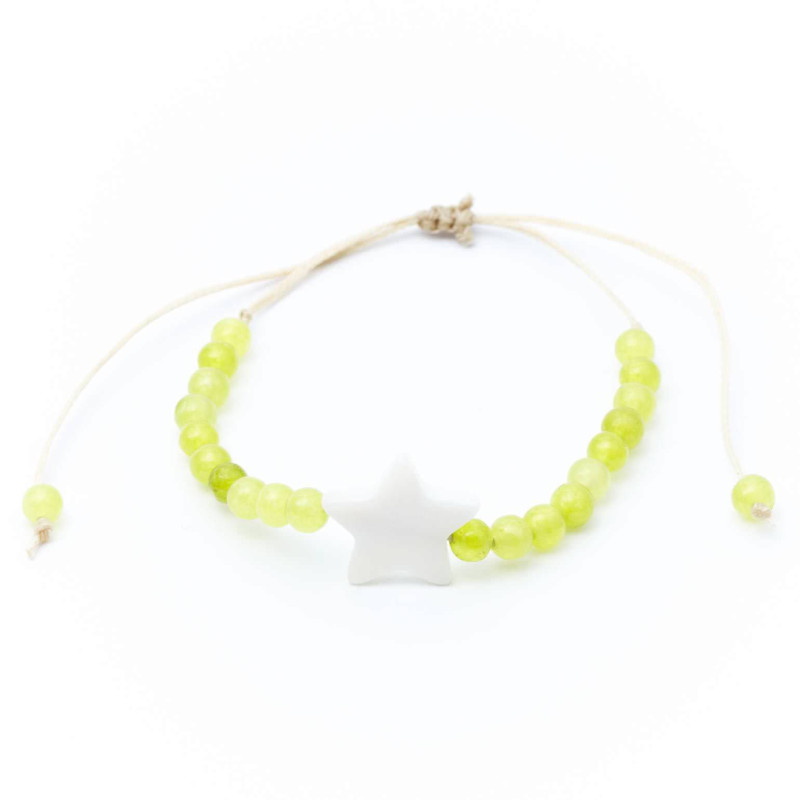 PULSERA ESTRELLA NACAR COLORES