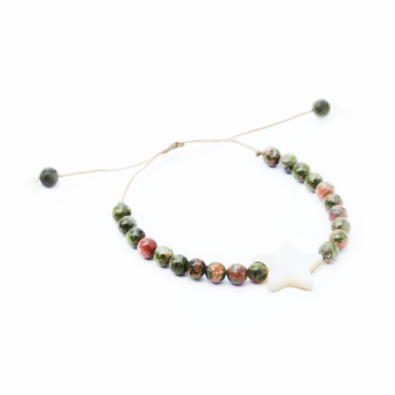 PULSERA ESTRELLA NACAR COLORES