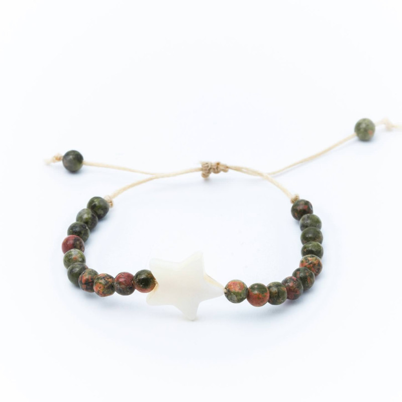 PULSERA ESTRELLA NACAR COLORES