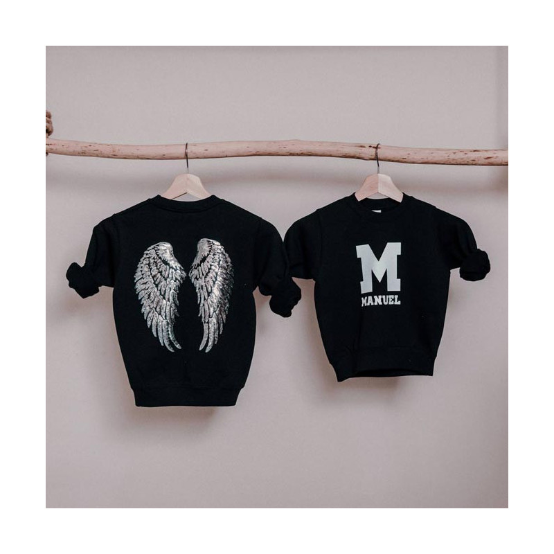 SUDADERA ALAS NEGRA
