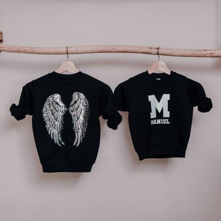 SUDADERA ALAS NEGRA