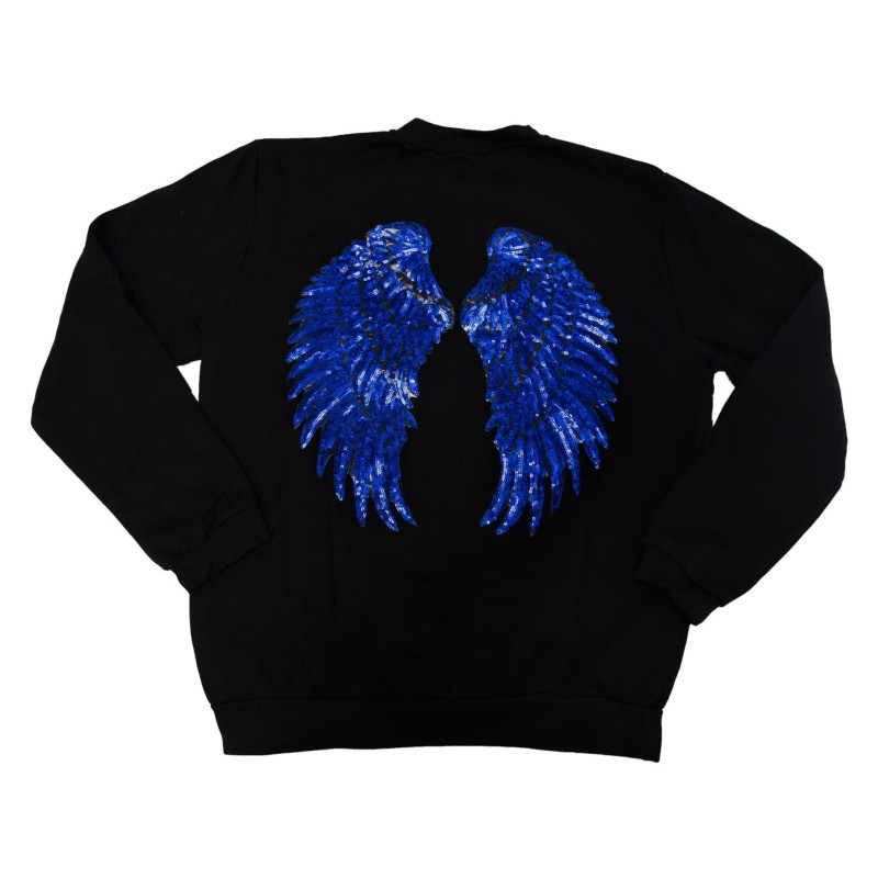 SUDADERA ALAS NEGRA