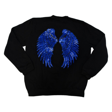SUDADERA ALAS NEGRA