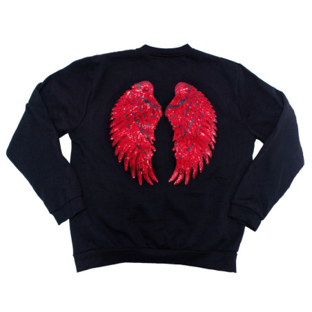 SUDADERA ALAS NEGRA