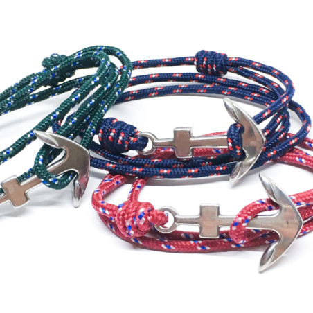 PULSERA ANCLA EN ACERO UNISEX HOMBRE